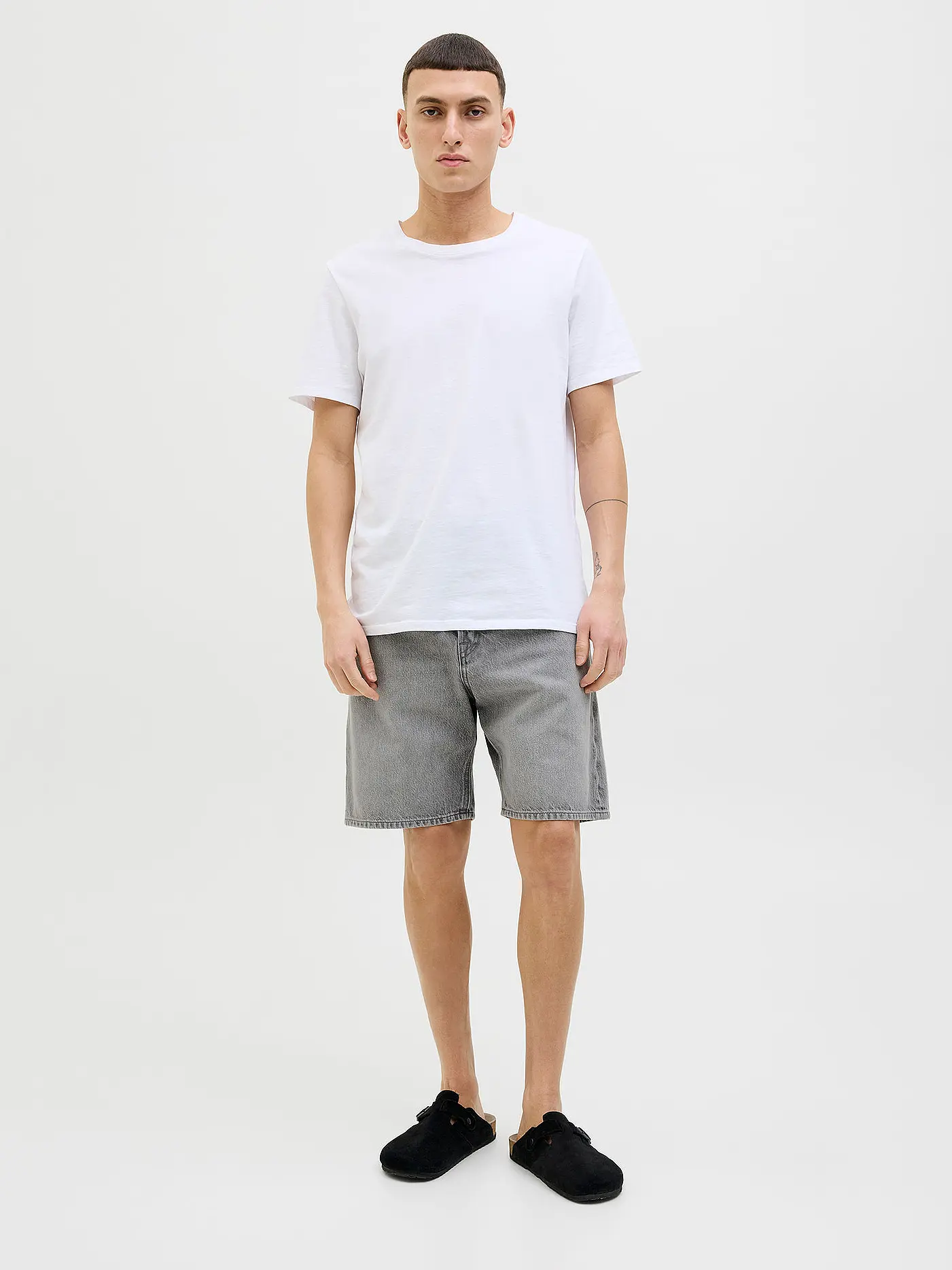 JACK & JONES | Jeansshorts JJITONY | grau